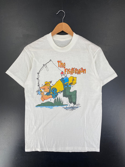80’s THE FISHERMAN Size No tag (Approx. XS) T-Shirt / G3078T