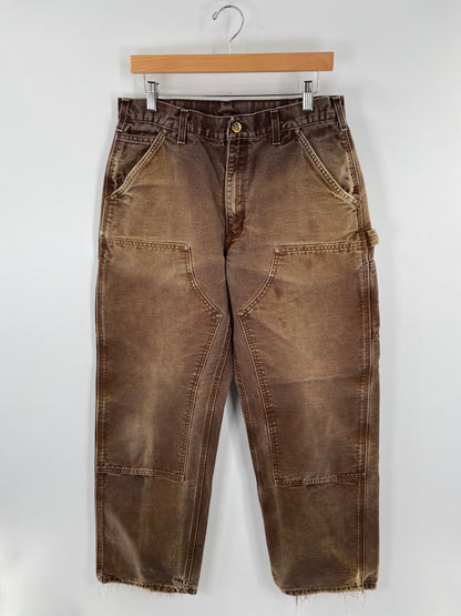 Vintage CARHARTT Double Knee Size W32xL30 Duck Pant / F6855P