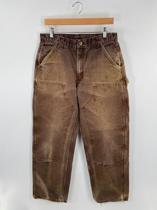 Vintage CARHARTT Double Knee Size W32xL30 Duck Pant / F6855P
