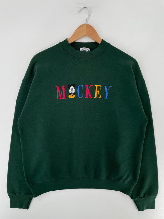 90's DISNEY MICKEY Made in USA Size L Vintage Sweat-shirt / F8665S