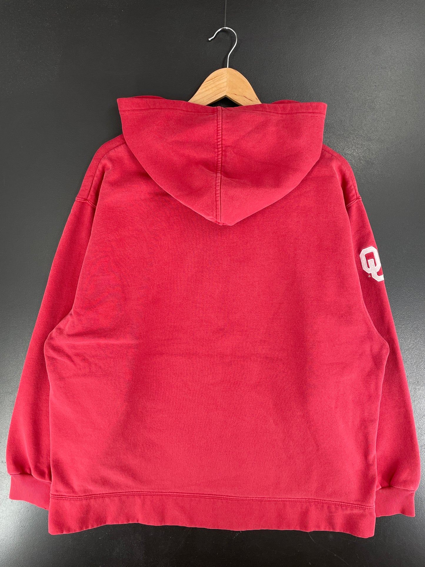 00' NIKE x OKLAHOMA SOONERS Size L Vintage College Hoodie Sweat-Shirt / F4969S