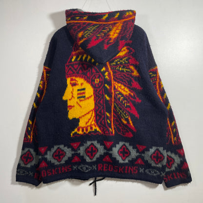 (L) Vintage RUMINAHUI RED SKINS Wool Knit Sweater / A1258K