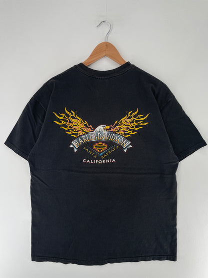 1998.HARLEY DAVIDSON Made in USA Size L Vintage T-shirt / F2892T