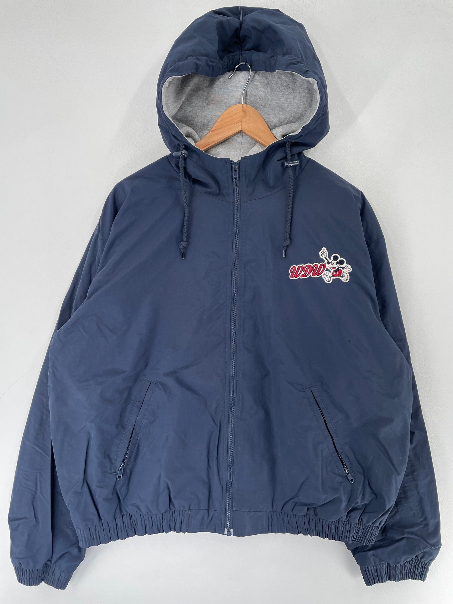 Vintage DISNEY MICKEY Size L Padded Nylon Jacket / F5246N
