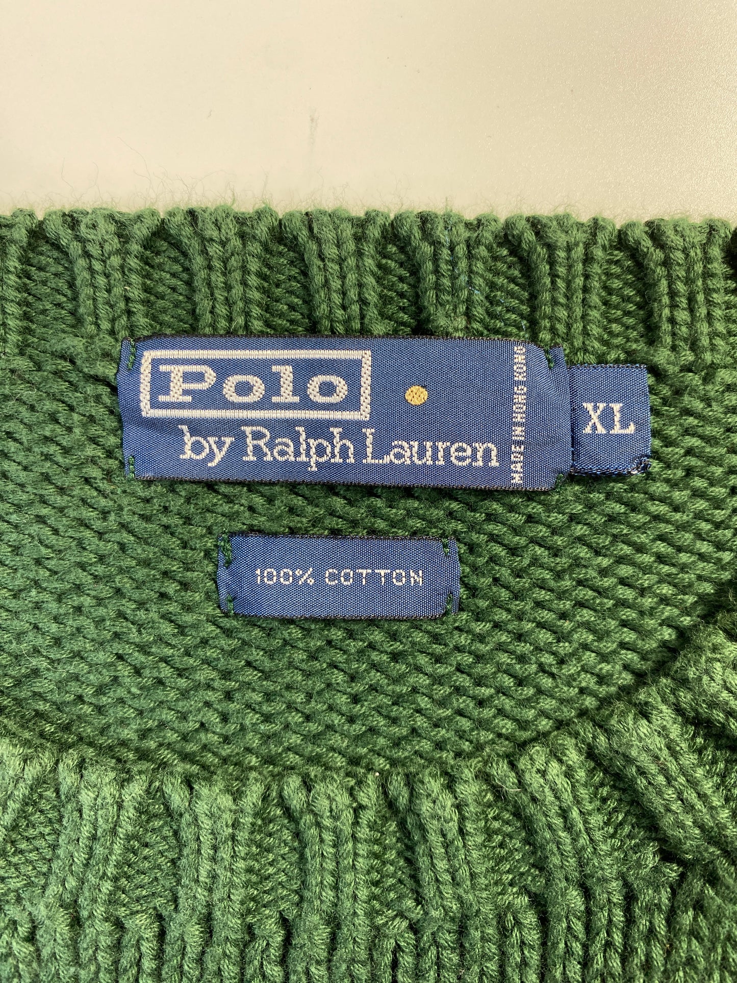 90's POLO RALPH LAUREN FLAG Size XL Vintage Knitwear / F3504K