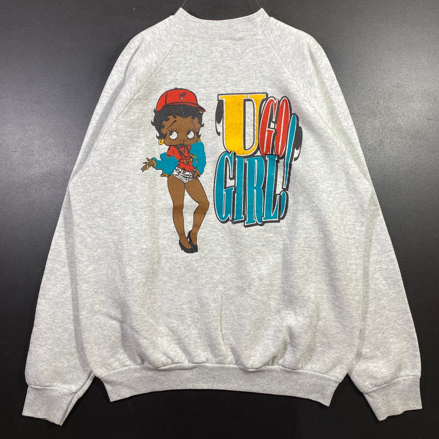 (XXL) 90's BETTY BOOP U GO GIRL! Vintage Sweatshirt/ A0784S