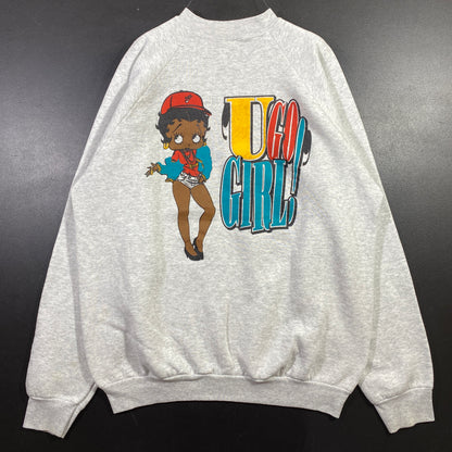 (XXL) 90's BETTY BOOP U GO GIRL! Vintage Sweatshirt/ A0784S