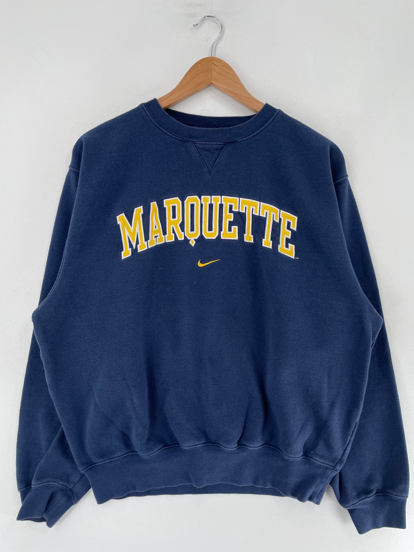 00' NIKE x MARQUETTE Size S College Vintage Sweat-Shirt / F7298S