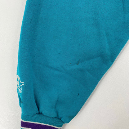 (Approx.L) 90's STARTER x CHARLOTTE HORNETS Vintage NBA Hoodie Sweatshirt / A1075S