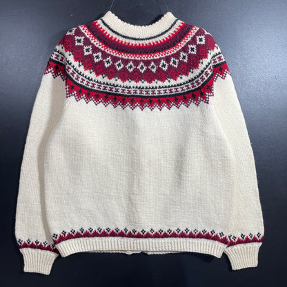 (Approx.Ladies.M) Vintage Nordic Wool Knit Sweater / A1254K