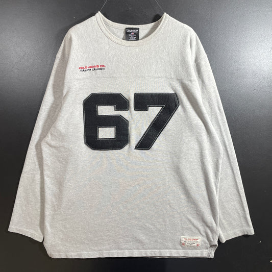 (L) Vintage POLO JEANS CO. RALPH LAUREN Long Sleeve T-shirt / A1335T