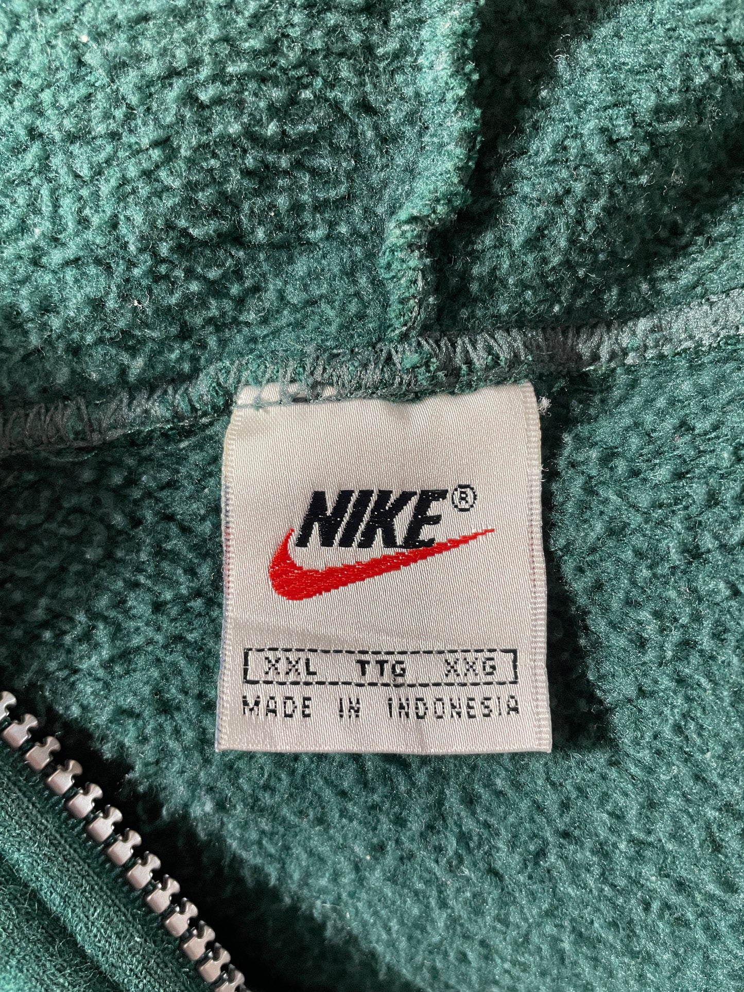 90's NIKE MINI SWOOSH Size XXL Vintage Half-zip Sweat-Shirt / F7403S
