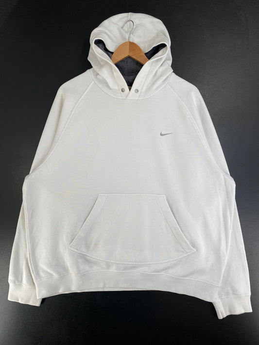 00' NIKE MINI SWOOSH  Size L Vintage Hoodie Sweat-Shirt / G2849S