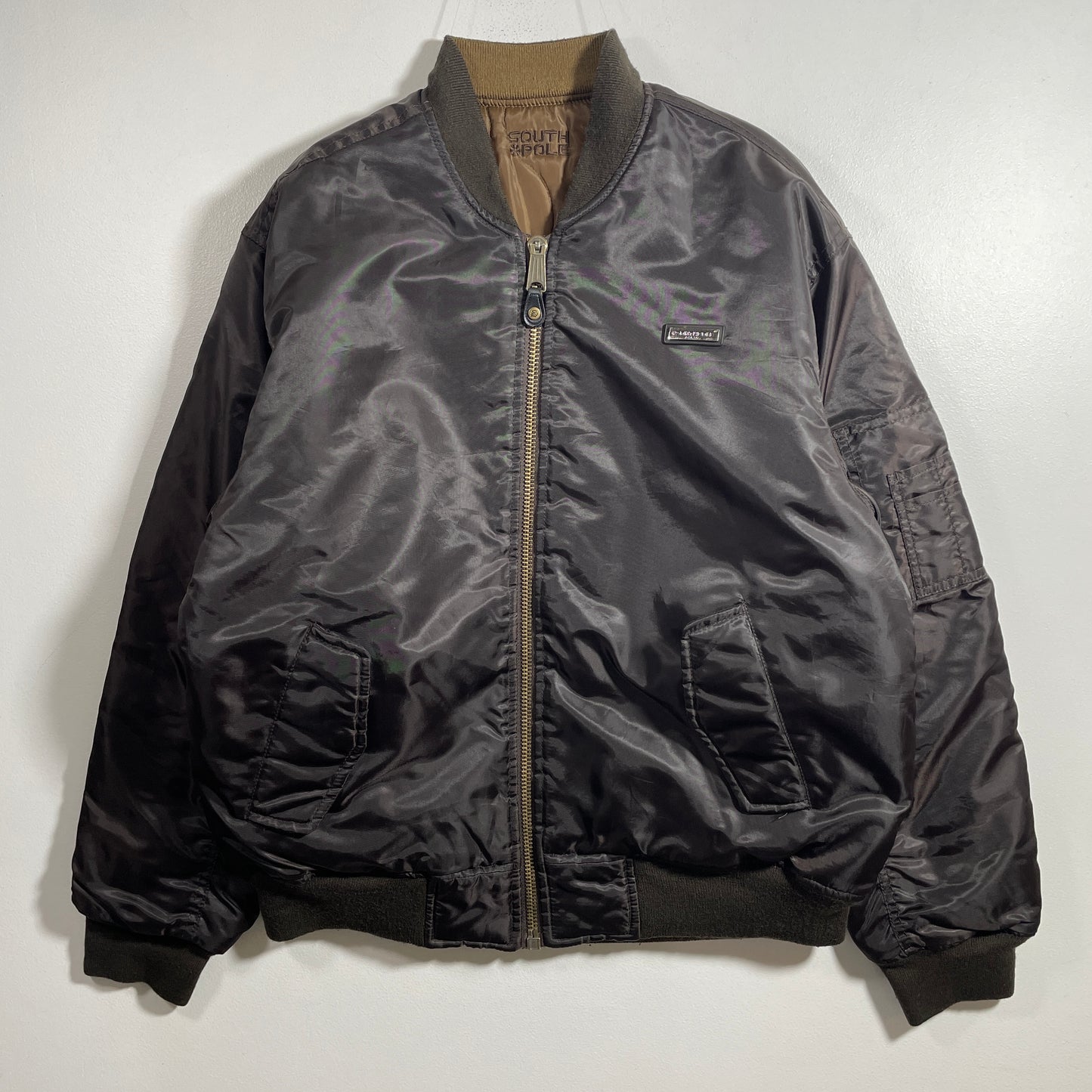 (M) 00’ SOUTH POLE REVERSIBLE Vintage Jacket / A1252N