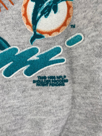 1996 MIAMI DOLPHINS Made in USA Size XL Vintage NFL Sweat-Shirt / F1209S