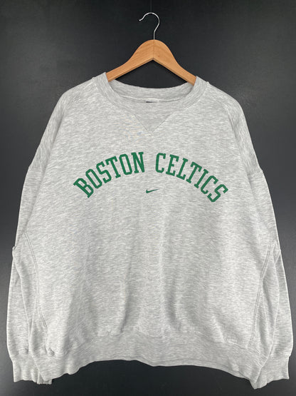 90' NIKE x BOSTON CELTICS  Size XXL Vintage College Sweat-shirt / F2535S