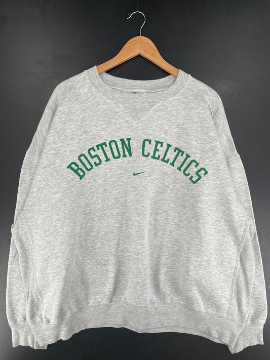 90' NIKE x BOSTON CELTICS  Size XXL Vintage College Sweat-shirt / F2535S