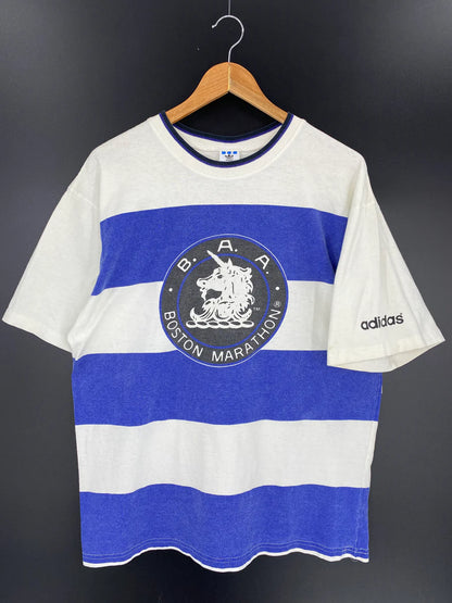 .90’s ADIDAS BOSTON MARATHON Made in USA Size M Vintage T-shirts / E8754T
