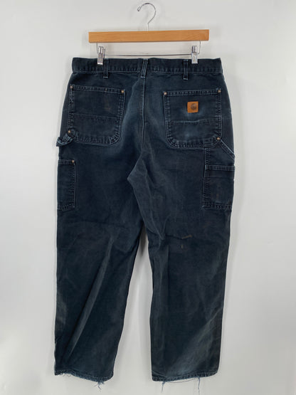 Vintage CARHARTT Double Knee Size W34xL30 Duck Pant / F5658P