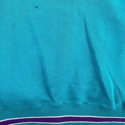 (Approx.L) 90's STARTER x CHARLOTTE HORNETS Vintage NBA Hoodie Sweatshirt / A1075S