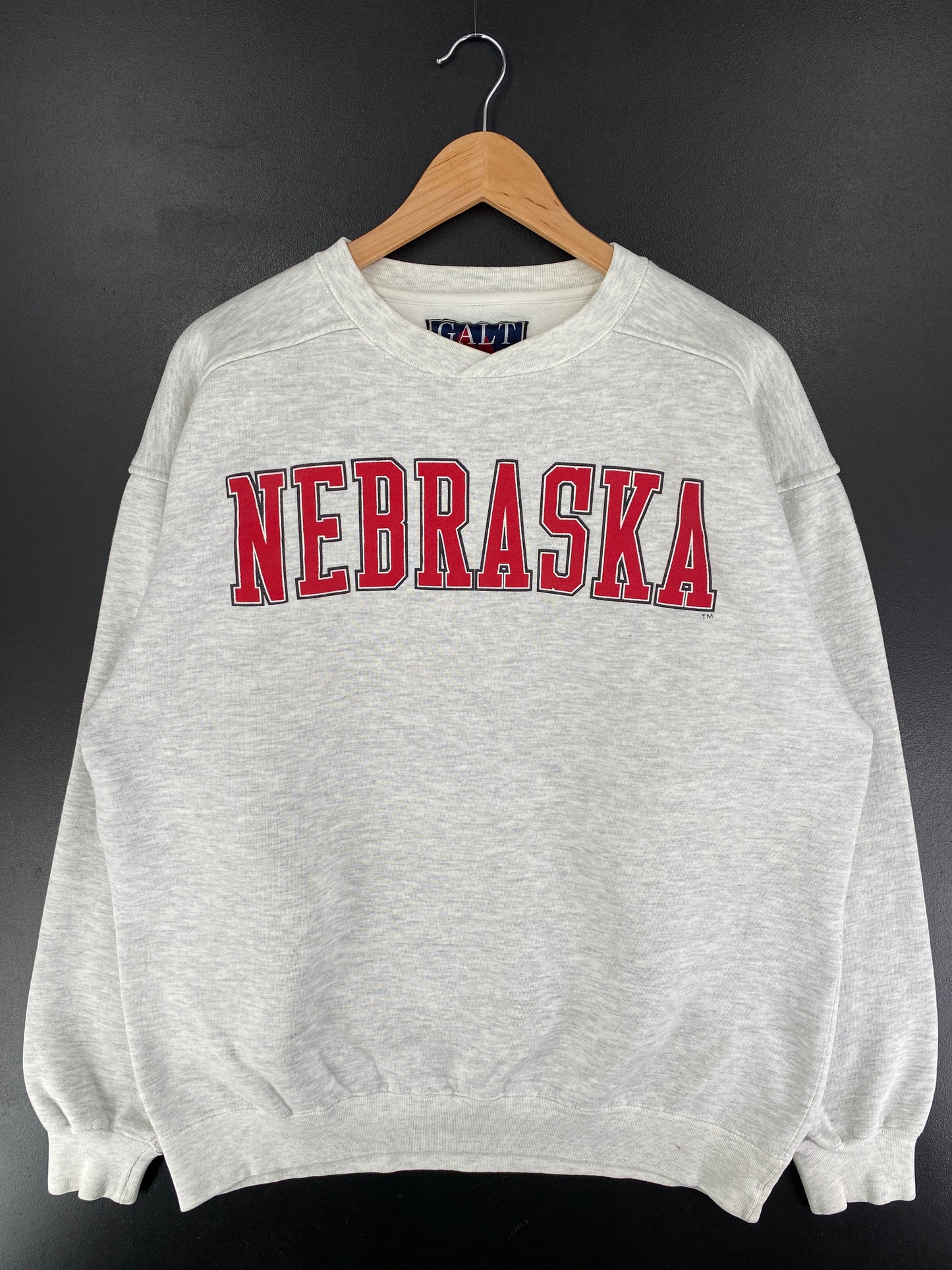 90’s NEBRASKA HUSKERS Size L College Sweat-Shirts / G4145S