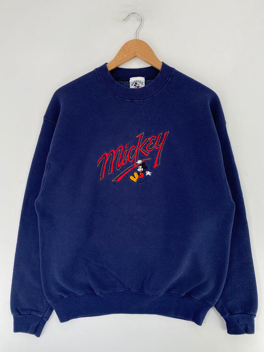 90’s DISNEY MICKEY Size Approx. M Sweat-shirt / G1122S