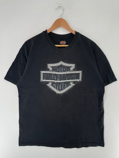 1998.HARLEY DAVIDSON Made in USA Size L Vintage T-shirt / F2892T