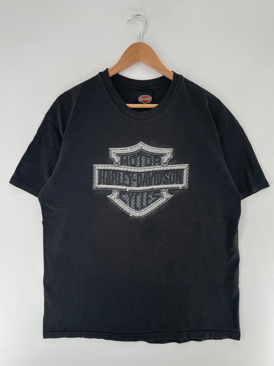 1998.HARLEY DAVIDSON Made in USA Size L Vintage T-shirt / F2892T