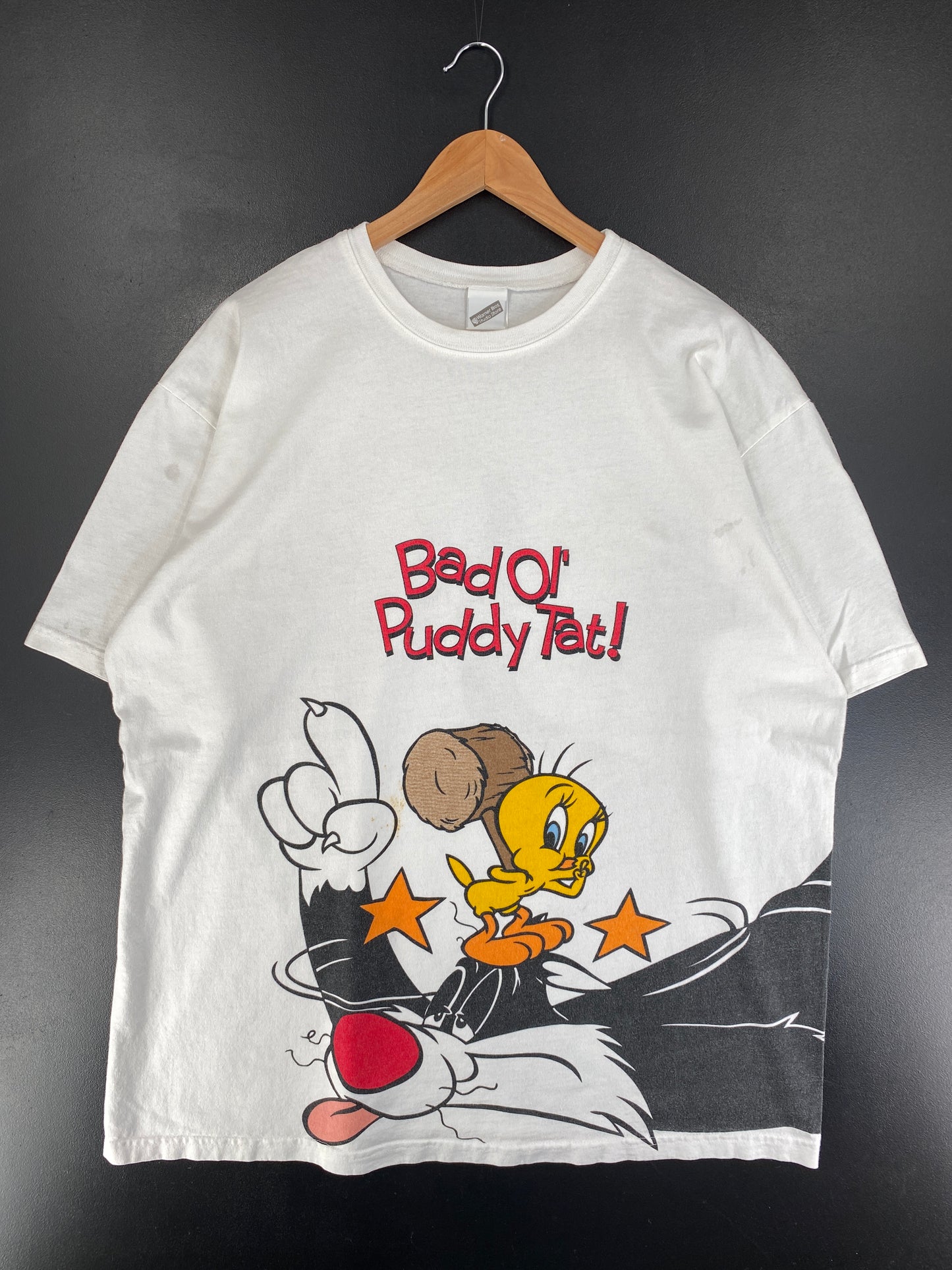 1999 LOONEY TUNES Size Approx.XXL Vintage T-shirt / F9557T