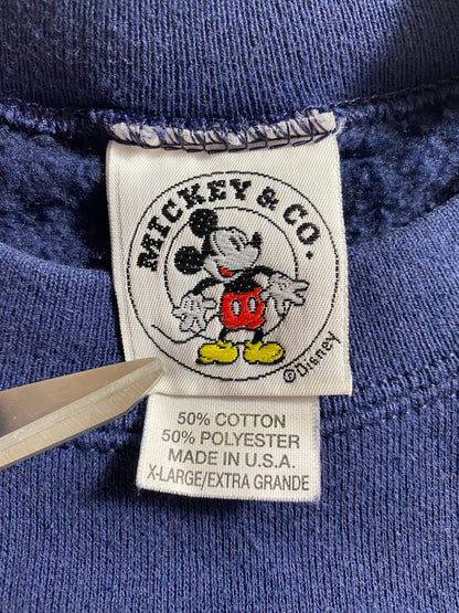 90’s DISNEY MICKEY Made in USA Size XL Vintage Sweat-Shirt  / G4796S