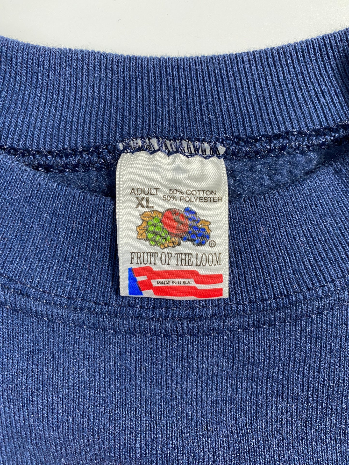 90's ILLINOIS FIGHTING ILLINI Made in USA Size XL Vintage College Sweat-shirt / F6710S