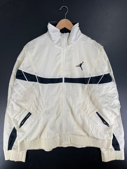 Vintage NIKE JORDAN Size No Tag Approx.XL Zip-up Nylon Jacket/ F3484N