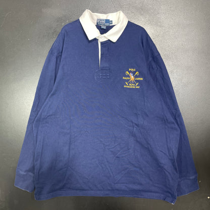 (XL) 90’s POLO RALPH LAUREN Vintage Rugby Shirt / A1570R