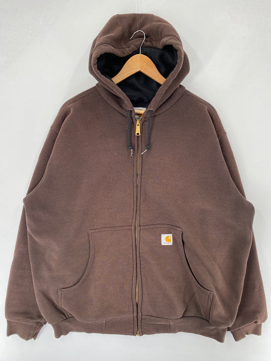 Vintage CARHARTT Size L Hoodie Sweat Shirt / F4063S