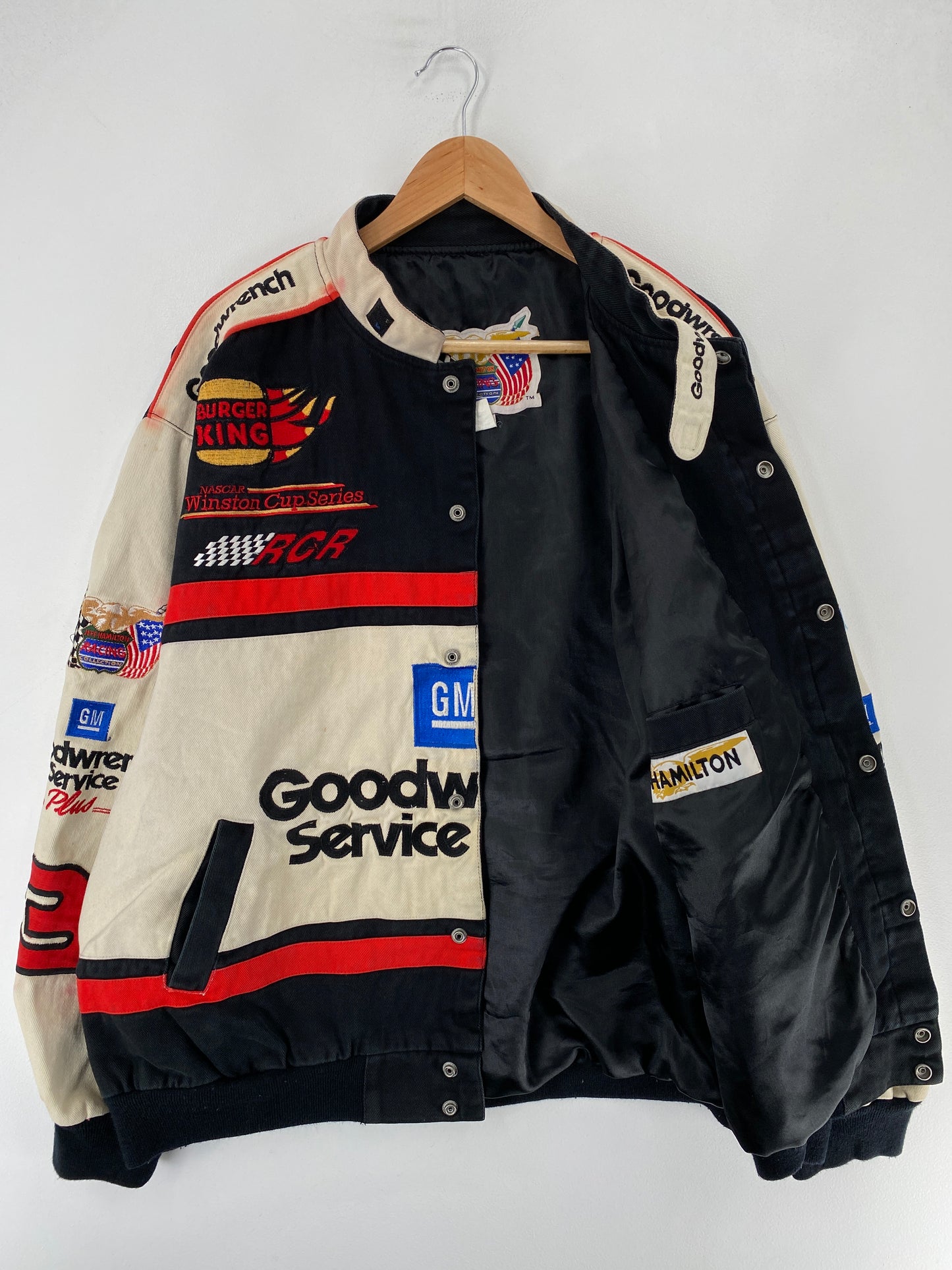 .90's NASCAR GOODWRENCH SERVICE X DALE EARNHARDT Size XXL Racing Jacket / F3678J