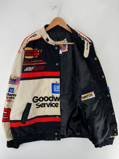 .90's NASCAR GOODWRENCH SERVICE X DALE EARNHARDT Size XXL Racing Jacket / F3678J