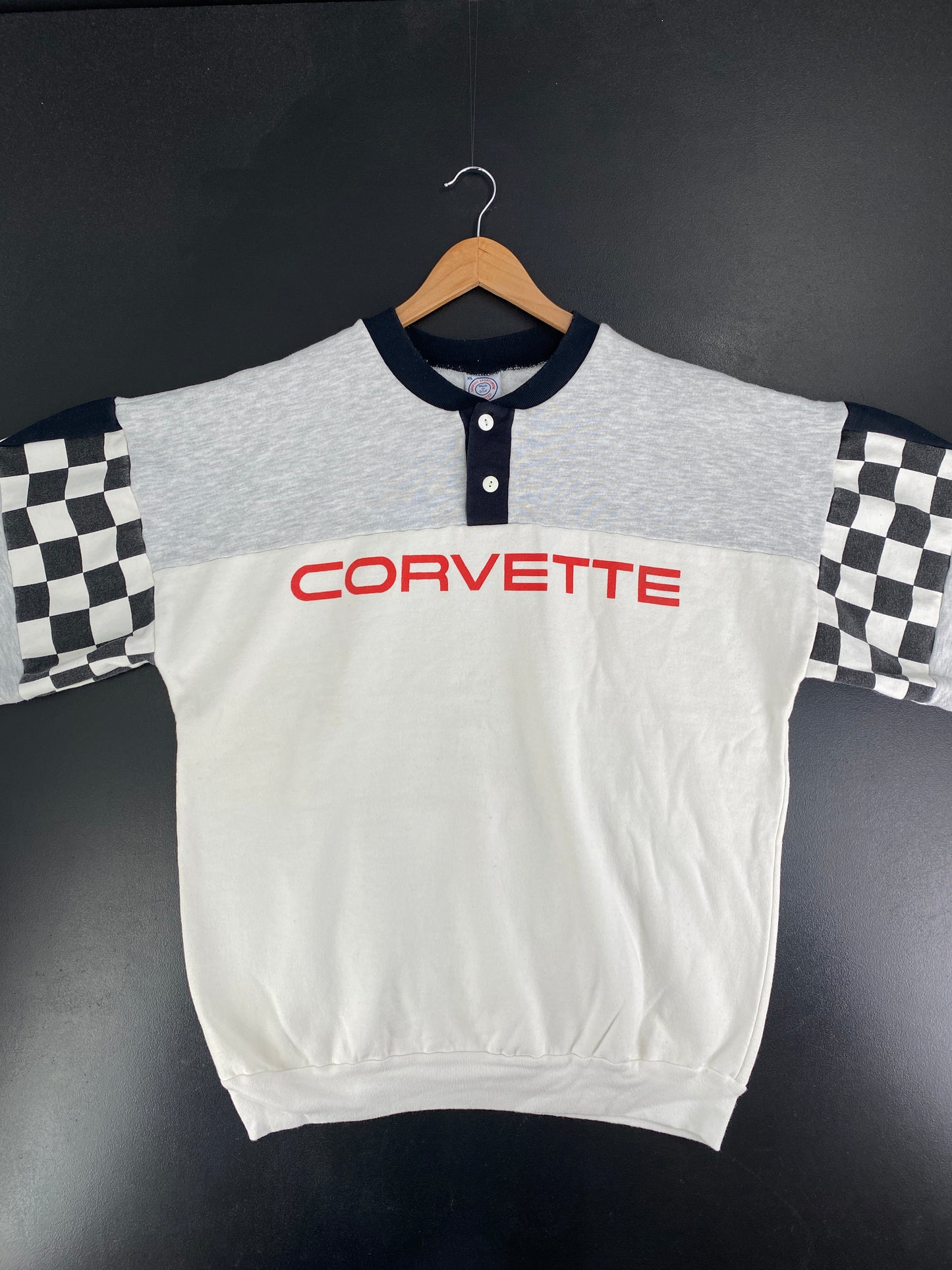 90's CORVETTE Made in USA Size XL Vintage Racing Sweat-shirt / F5698S