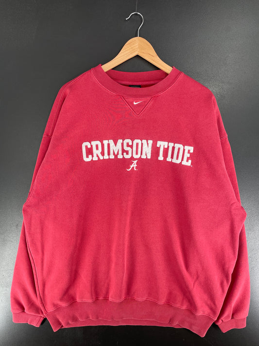 00' NIKE x CRIMSON TIDE Size XL Vintage College Sweat-Shirt / F4971S