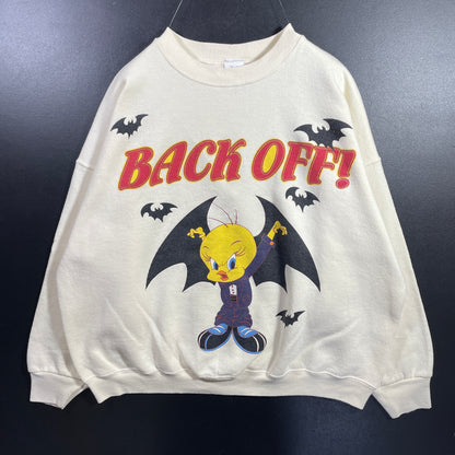 (XXL) 2000 LOONEY TUNES TWEETY Vintage Halloween Sweat-shirt / A1087S