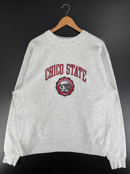 90's CHICO STATE Made in USA Size XXL Vintage College Sweat-Shirt / G3677S