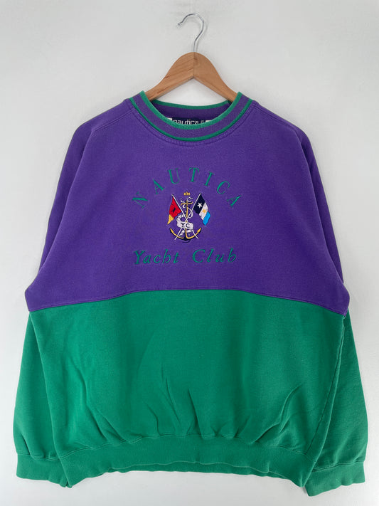 90’s NAUTICA YACHT CLUB Size XL Sweat-Shirt/ F5451S