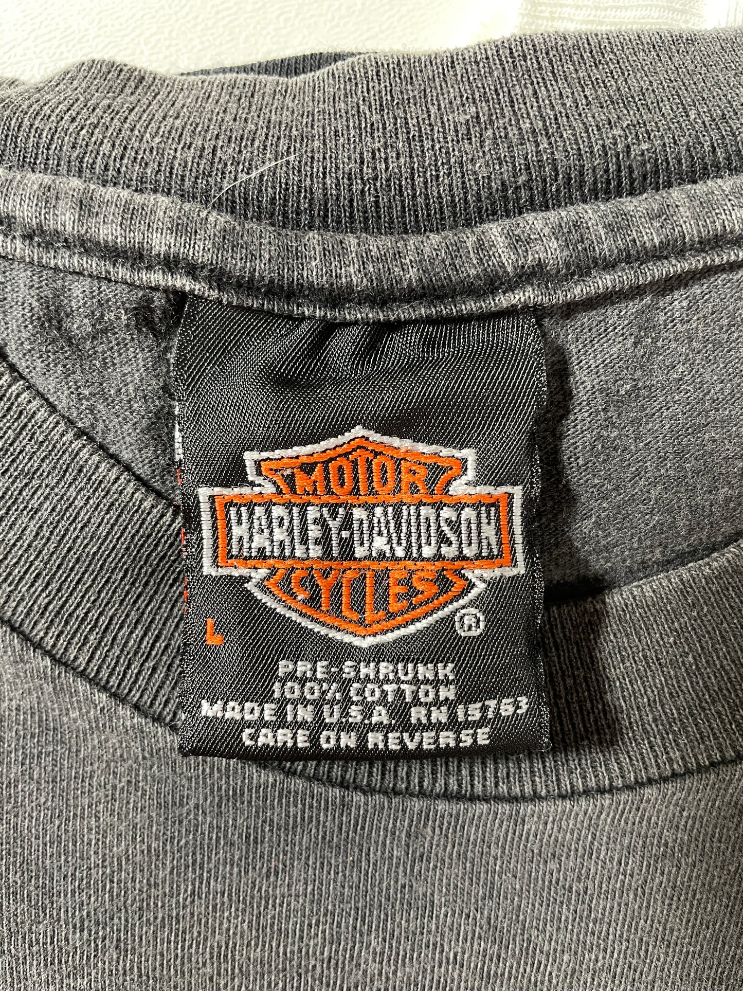 1999 HARLEY DAVIDSON Made in USA Size L Vintage T-shirt / F2866T