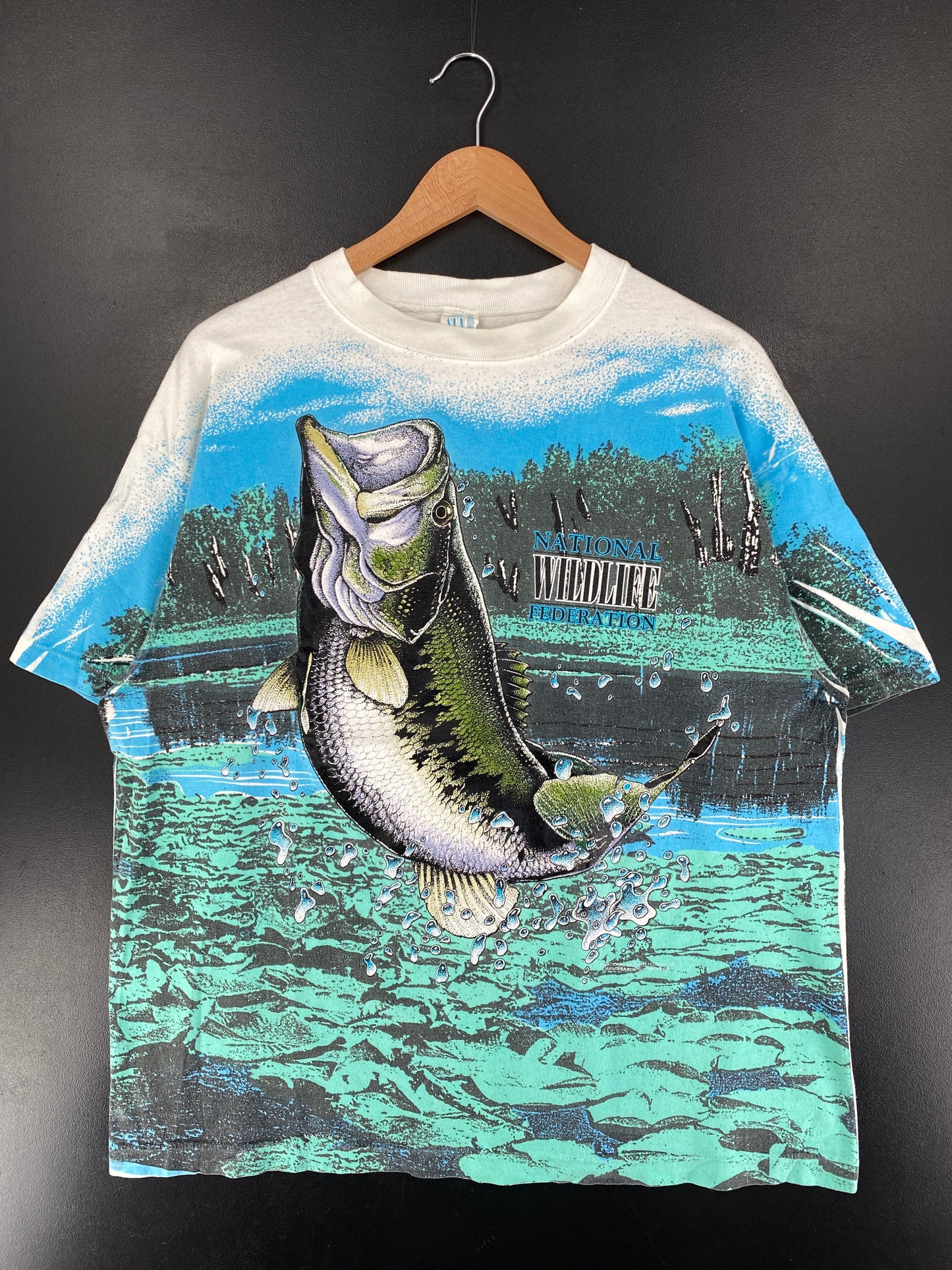 90's BASS Made in USA Size Approx. L Vintage T-Shirt / G6325T