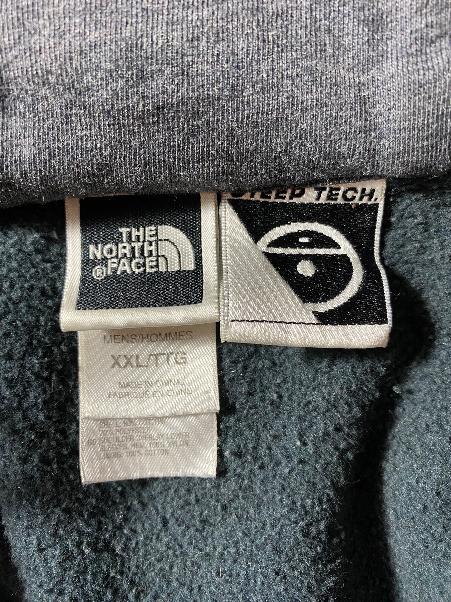Vintage NORTH FACE STEEP TECH Size XXL Hoodie Sweat-Shirt / F8168S