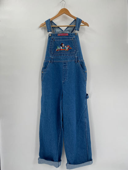 Vintage DISNEY MICKEY Size M Denim Overall / G3205P