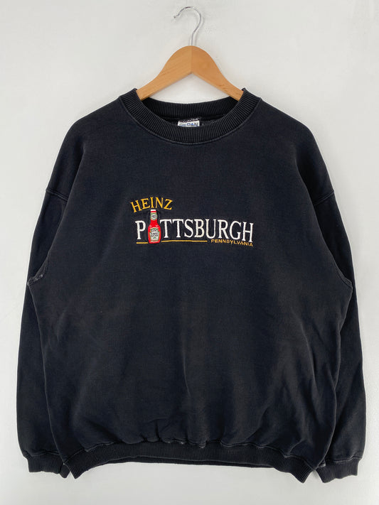 90’s HEINZ PITTSBURGH Size XL Sweat-Shirt / F6872S