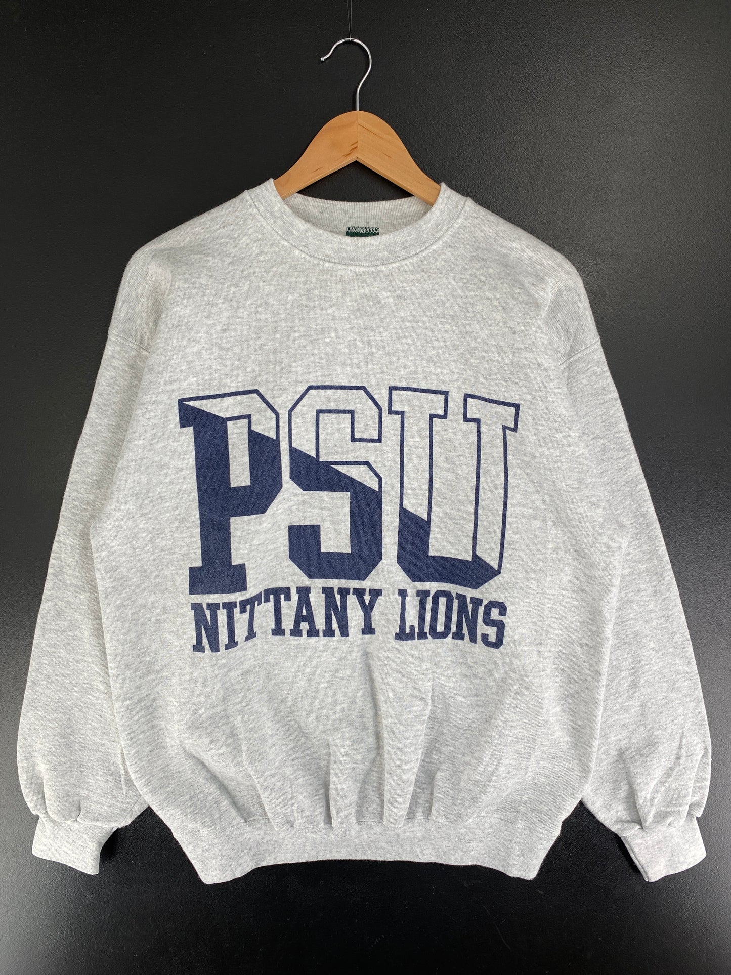 90's PENN STATE NITTANY LIONS FOOTBALL Size L Vintage College Sweat Shirt / F8976S
