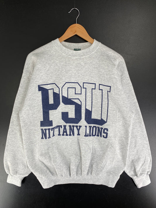90's PENN STATE NITTANY LIONS FOOTBALL Size L Vintage College Sweat Shirt / F8976S