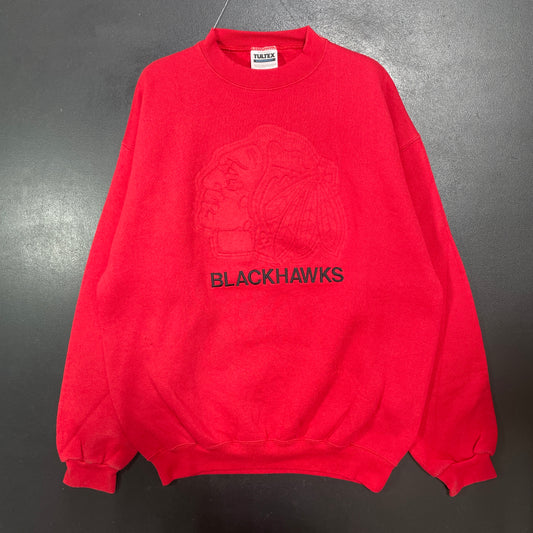 (L) 90’s CHICAGO BLACKHAWKS Vintage NHL Sweatshirt / A1459S