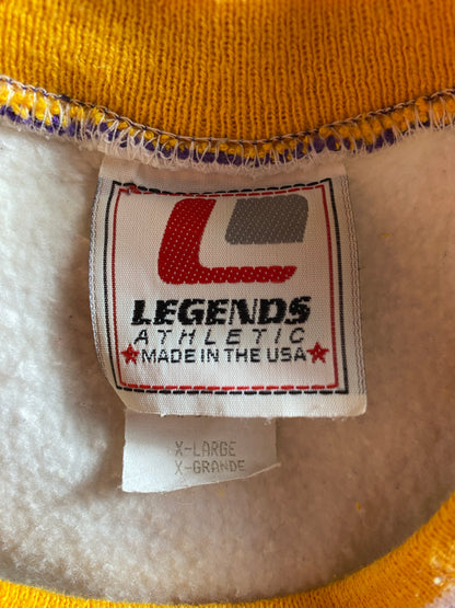90's LSU Made in USA Size XL Vintage College Sweat-Shirt / F5244S